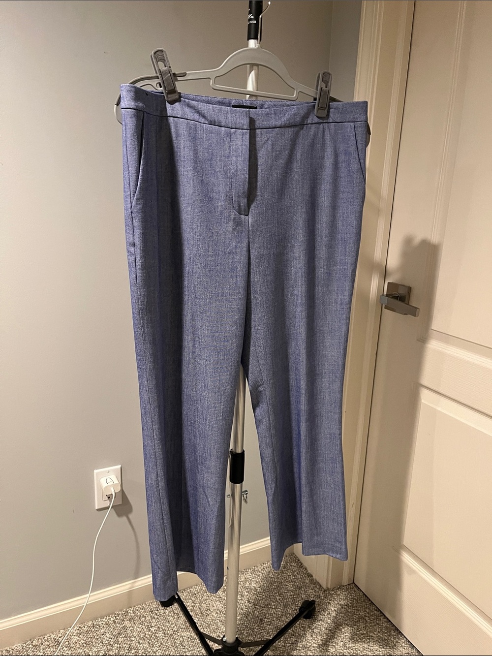 Halogen Blue Straight Leg Dress Pants